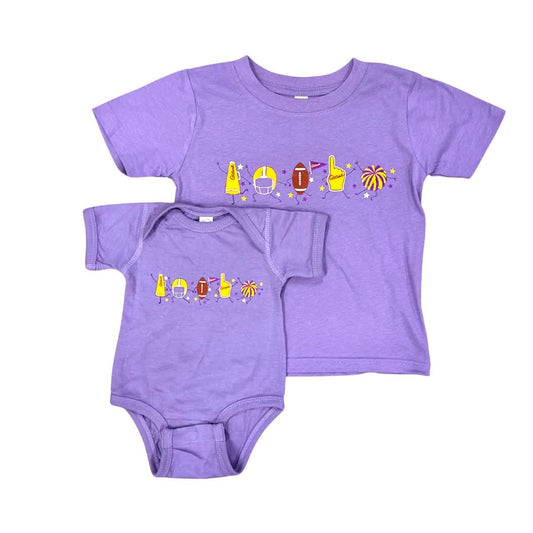 Spirit Squad Kids, Purple & Gold