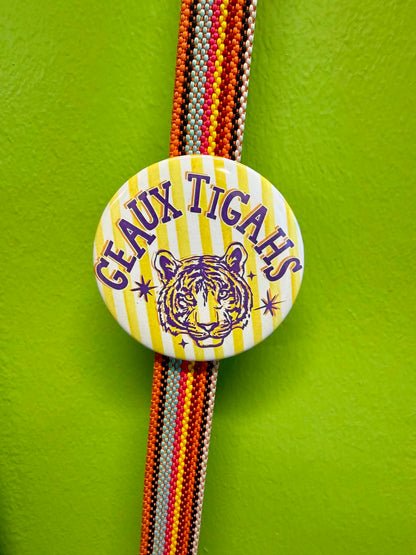 Geaux Tigahs Button