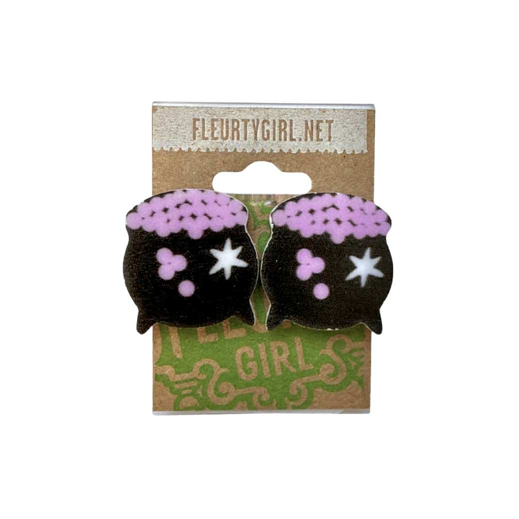 Cauldron Stud Earrings