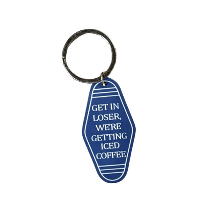 Getting Iced Coffee Keychain
