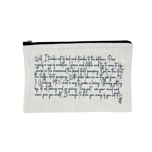 9 to 5 Lyrics Pouch