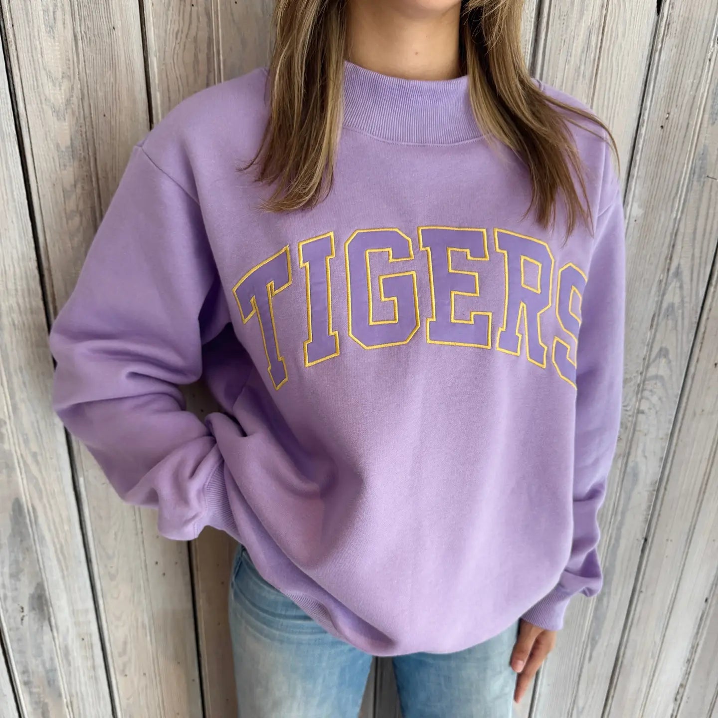 Tigers Varsity Mockneck Sweatshirt
