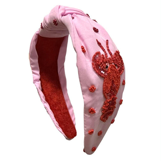 Beaded Crawfish Headband