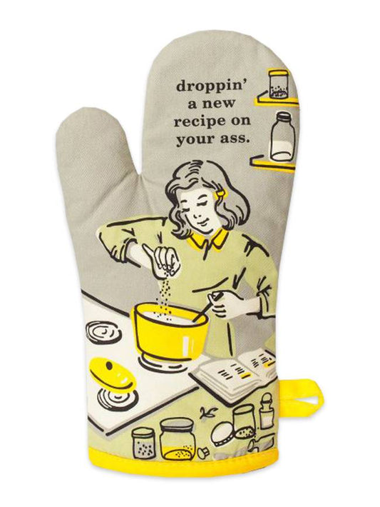 Droppin' A Recipe Oven Mitt