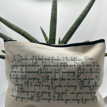 9 to 5 Lyrics Pouch