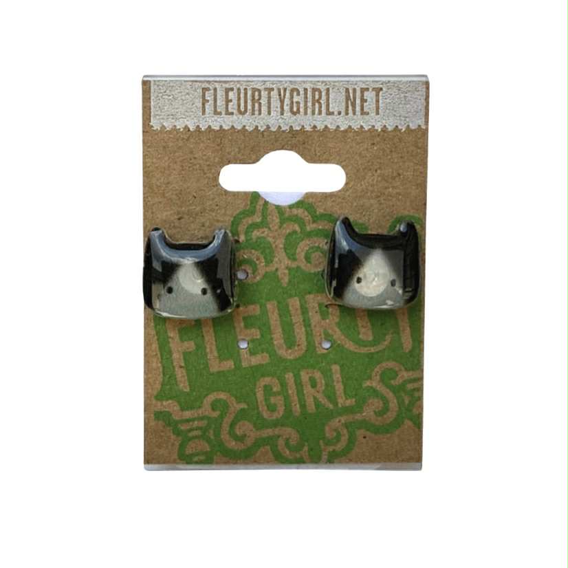 Cat Stud Earrings