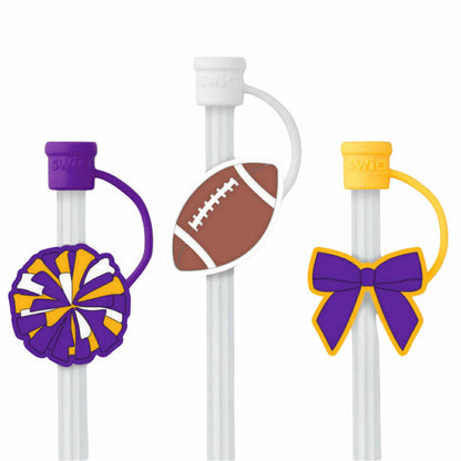 We've Got Spirit Straw Toppers (3 pack)