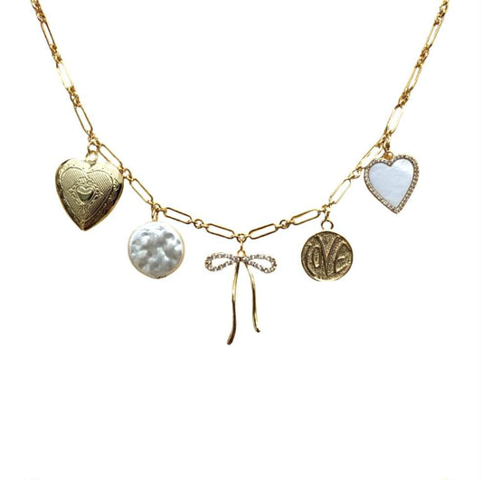 Charm Link Chain Necklace