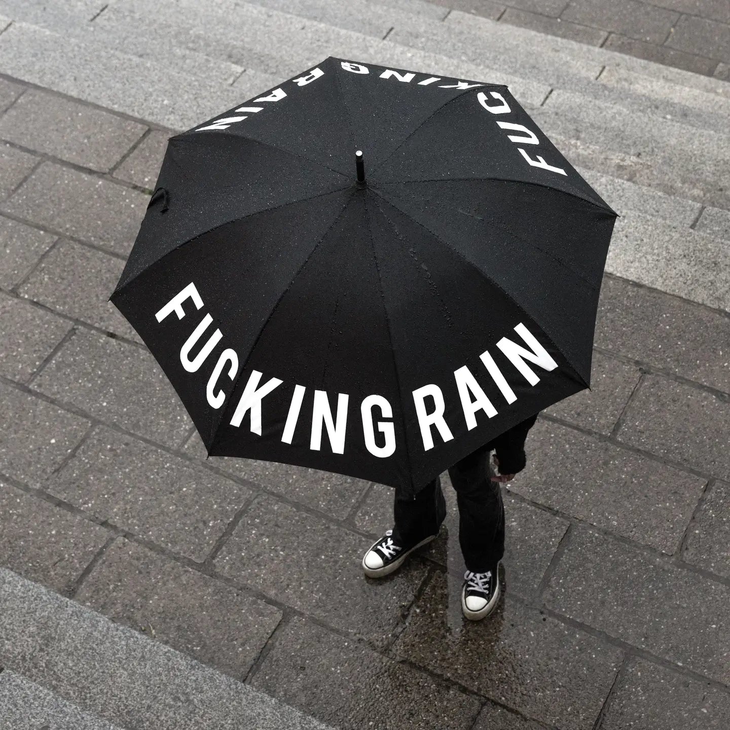 Fucking Rain Umbrella, Black