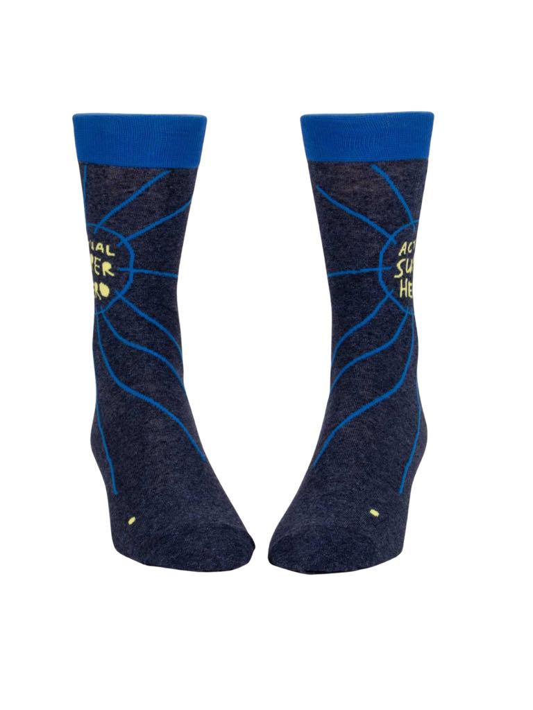 Actual Super Hero Socks, Mens