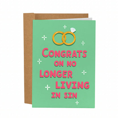 No Longer Living in Sin Card