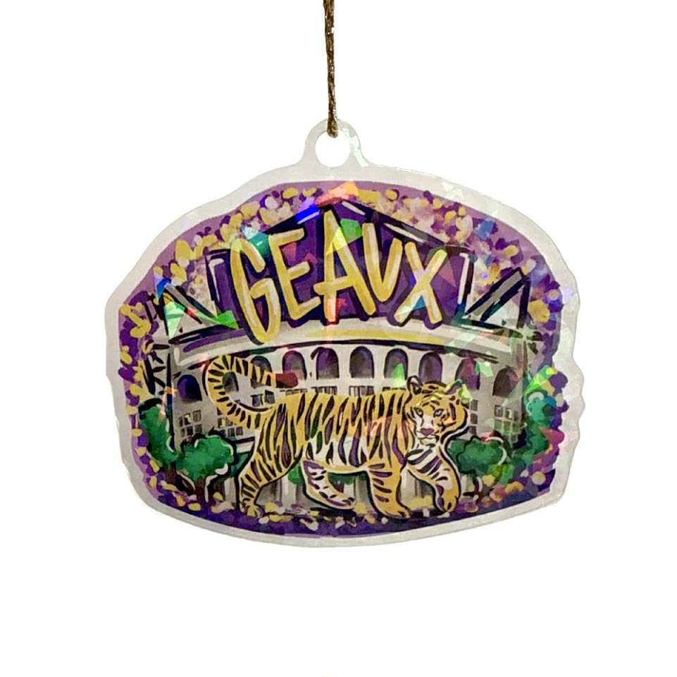 Geaux Tiger Acrylic Ornament