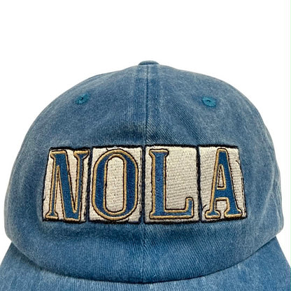 NOLA Tile Baseball Hat, Blue