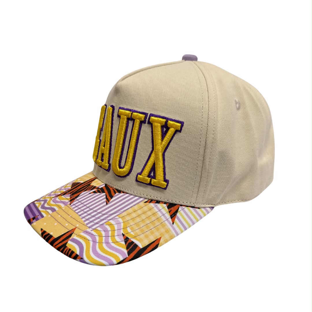 Geaux Embroidered Baseball Hat with Stars