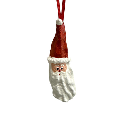 Oyster Shell Santa Ornament