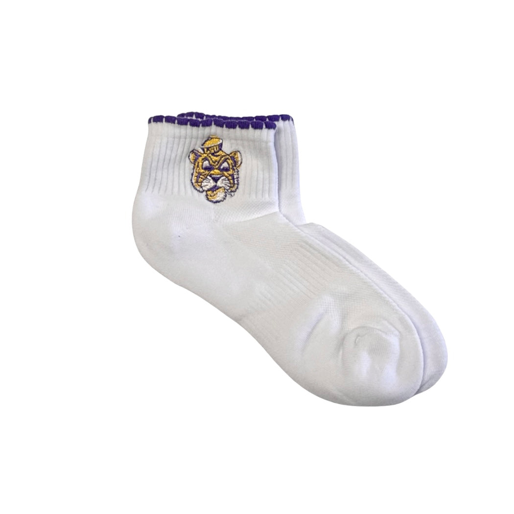Sailor Mike Ruffle Ankle Socks