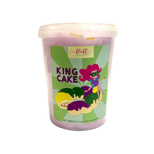 King Cake Cotton Candy