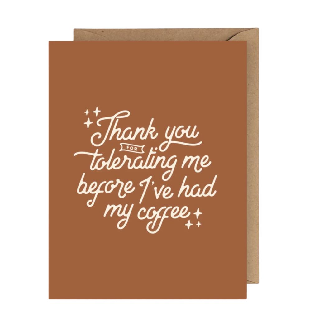 Tolerating Me Card
