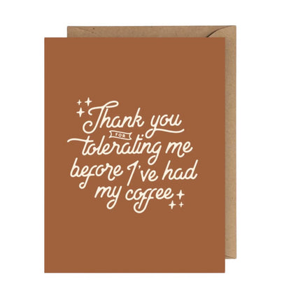 Tolerating Me Card