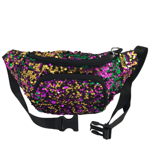 Leather Magic Sequin Fanny Pack