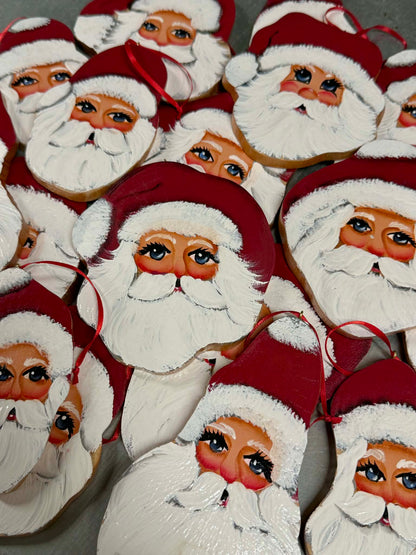 Cypress Knee Santa Ornament