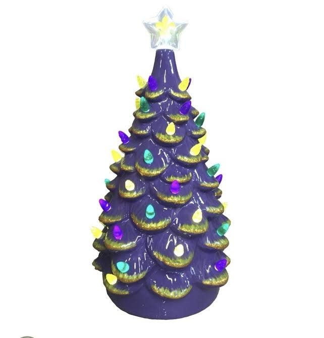 Ceramic Mardi Gras Tree