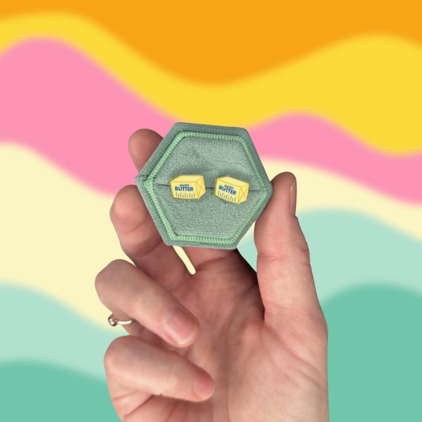 Butter Stud Earrings