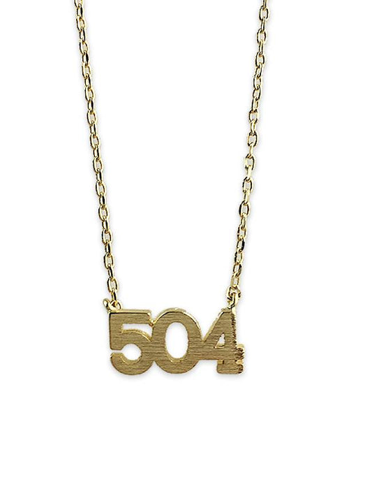 504 Necklace, Gold