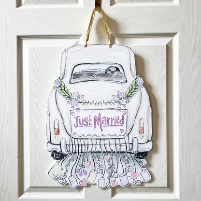 Just Married Door Hanger