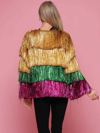 Tinsel Fringe Cardigan