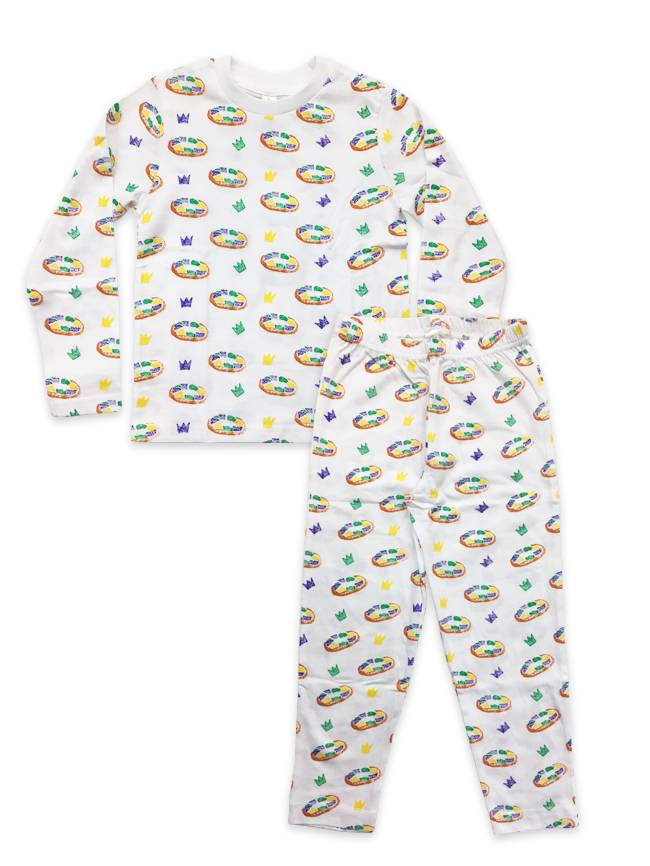 Kids' King Cake Pajamas