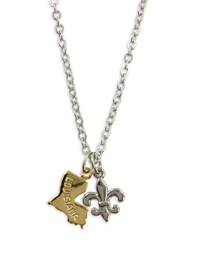 Louisiana Fleur de Lis Necklace