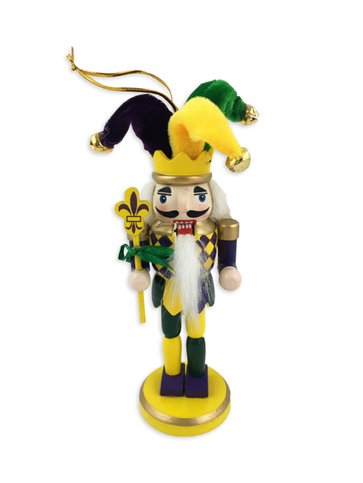 Mardi Gras Nutcracker Ornament