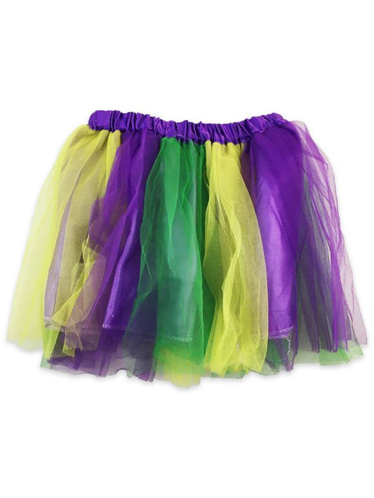 Mardi Gras Veil Tutu for Kids