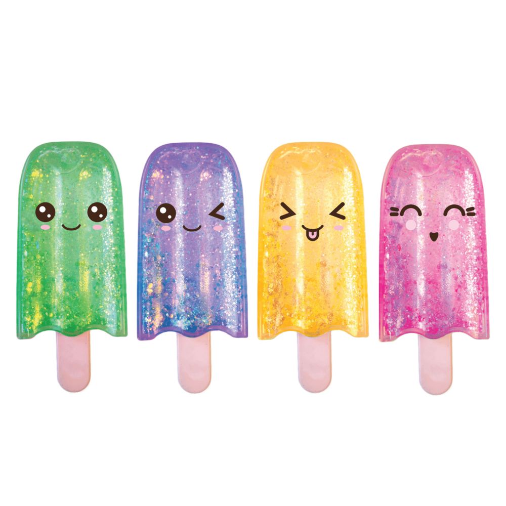 Glitter Popsicle Face Squishy