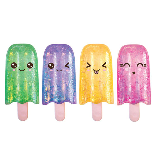 Glitter Popsicle Face Squishy