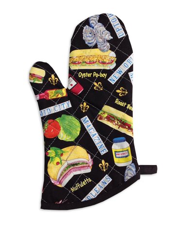 New Orleans Food Oven Mitt