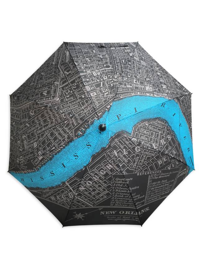 New Orleans Map Golf Umbrella