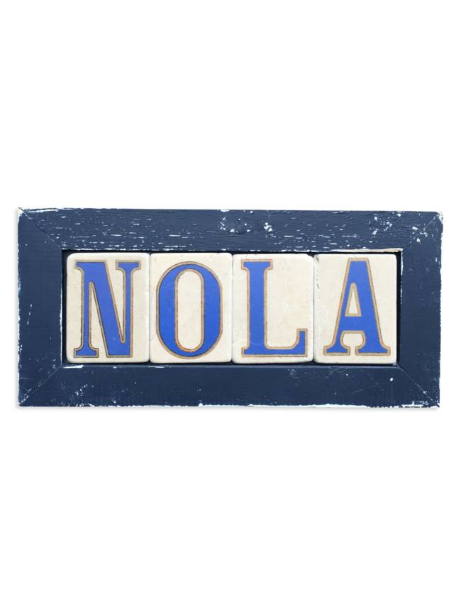 NOLA Framed Tile Sign