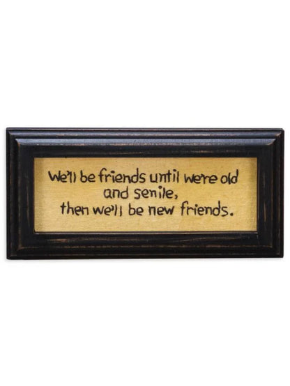 Old And Senile Friends Wall Art