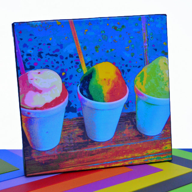NOLA Scenes Wall Art, Snoball 6x6