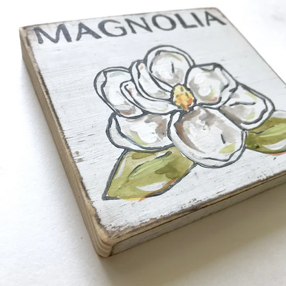 Magnolia Wood Sign