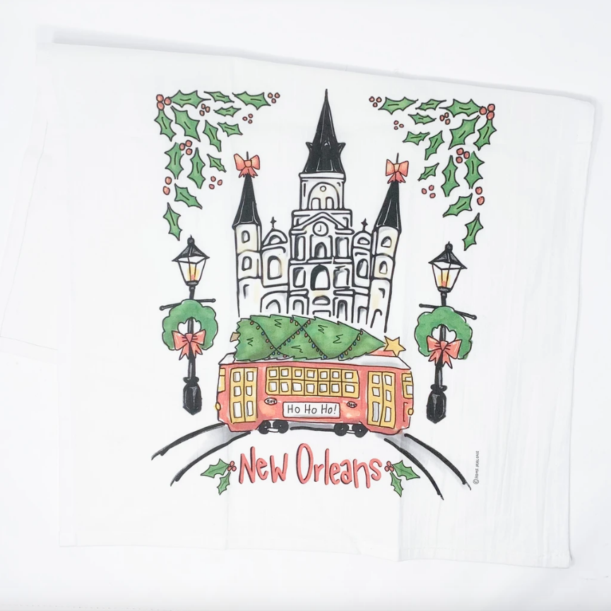 Cathedral Christmas Towel