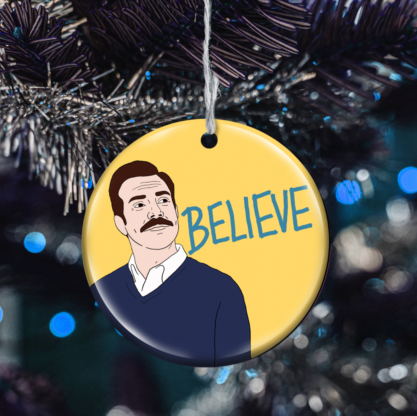 Believe Ted Lasso Ornament