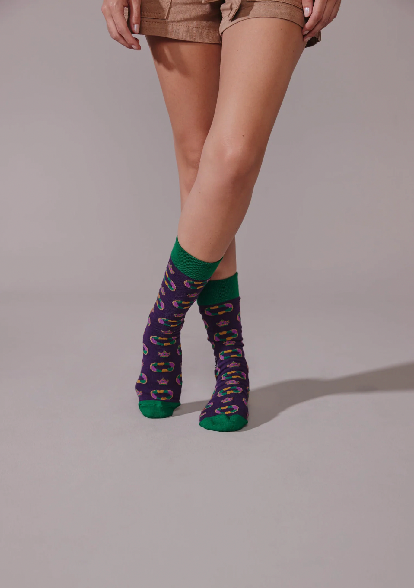 King Cake Socks