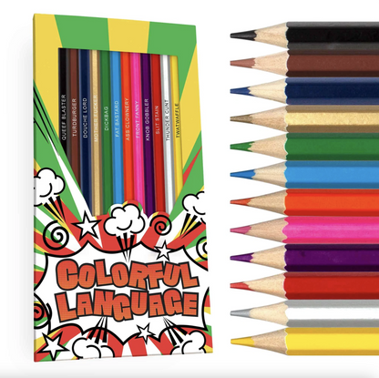 Colorful Language Pencil Set