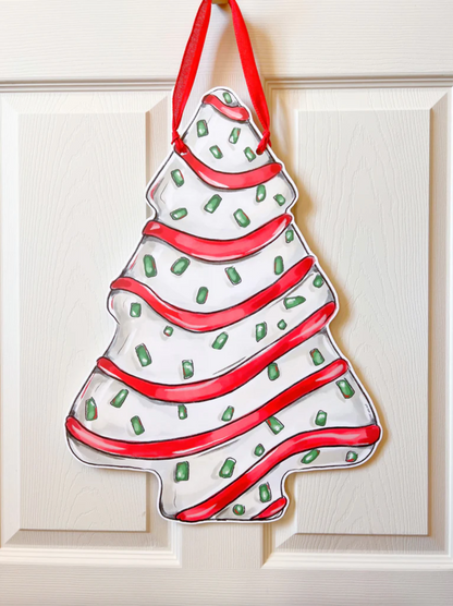 Christmas Cake Door Hanger