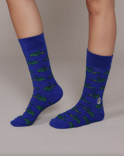 Gator Socks, Blue