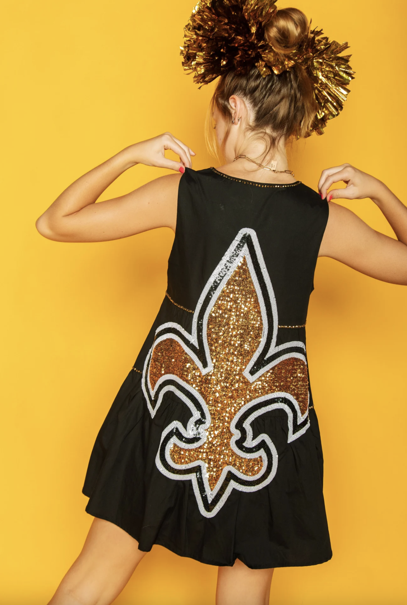 Fleur de Lis Back Dress