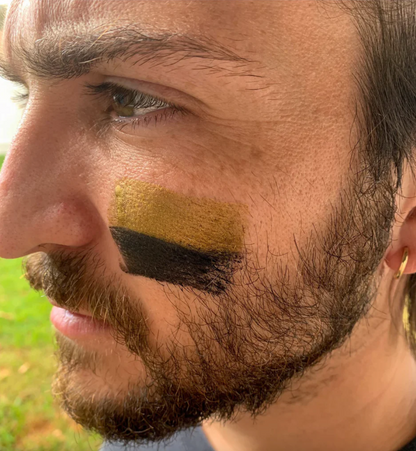 Spirit Stick Face Paint, Black & Gold